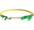 Волоконно-оптический шнур Hyperline FC-D2-9-FC/AR-SC/AR-H-10M-LSZH-YL патч-корд SM 9/125 238597 1