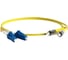 Волоконно-оптический шнур Hyperline FC-D2-9-LC/UR-ST/UR-H-20M-LSZH-YL патч-корд SM 9/125 245065 1
