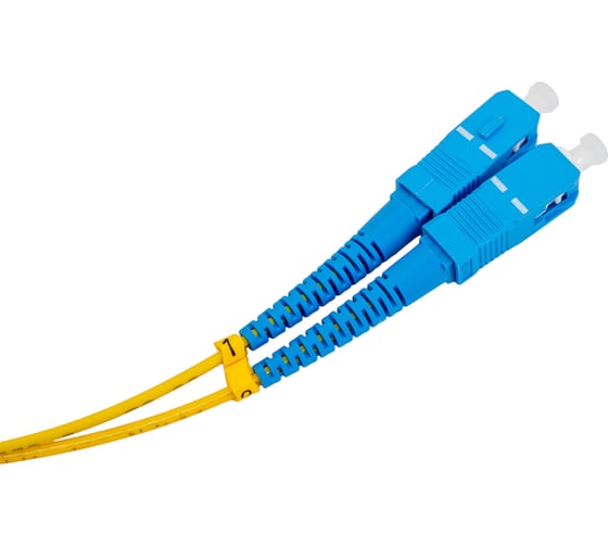 Волоконно-оптический шнур Hyperline FC-D2-9-SC/UR-SC/UR-H-3M-LSZH-YL патч-корд SM 9/125 238499