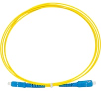 Волоконно-оптический шнур Hyperline FC-S2-9-SC/UR-SC/UR-H-2M-LSZH-YL патч-корд SM 9/125 240056
