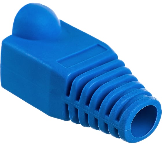 Изолирующий колпачок для разъемов RJ-45 Hyperline BOOT-BL-10, синий, 10 штук 251953