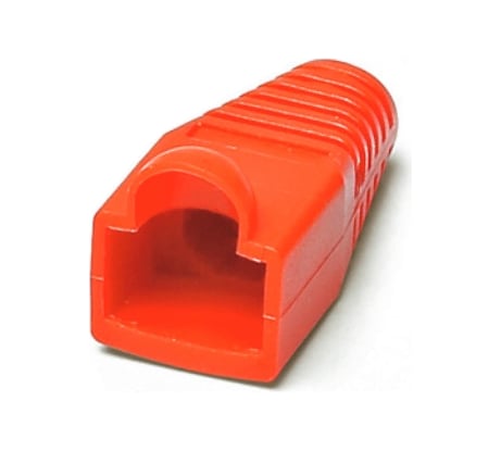 Изолирующий колпачок для разъемов RJ-45 Hyperline BOOT-RD-10, красный, 10 штук 251956