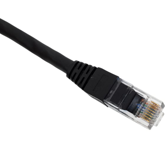 Коммутационный шнур СегментЭнерго СегментЛАН U/UTP Cat6 ZHнг(А)-HF, черный, 1 метр, 17616-212RJRJ010