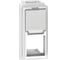 Адаптер Keystone Bticino LIVING NOW RJ45 1 модуль, цвет белый. KW07K 1