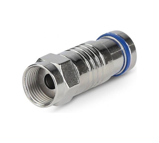 Разъем F-типа для кабеля RG-6 Hyperline CON-F-M-RG6-CMP, компрессионный, compression type 44813