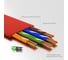 Патч-корд UTP GCR PROF 0.3m, медь категории 6, красный, 30 AWG, 10 Гбит/с, RJ45, T568B VIVLNIC624-0.3m 5