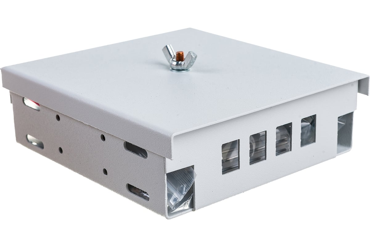 Настенный оптический кросс NIKOMAX укомплектованный, на 4 порта, SC/UPC ...