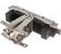 Проходной адаптер Hyperline, CA3-IDC-C6-SH-F-SL, coupler, категория 6, полный экран, IDC 4 431372 2