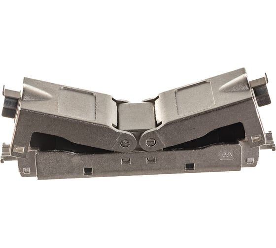 Проходной адаптер Hyperline, CA3-IDC-C6A-SH-F-SL, coupler, категория 6A, полный экран, IDC 431371