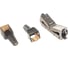 Проходной адаптер Hyperline, CA3-IDC-C6A-SH-F-SL, coupler, категория 6A, полный экран, IDC 431371 6
