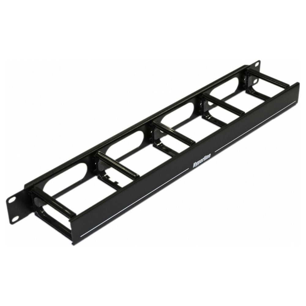 Кабельный организатор с пластиковыми кольцами Hyperline, CM-1U-5R-PL ...