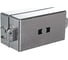Проходной адаптер Hyperline, CA-IDC-C5e-SH-F-WH, coupler, Dual IDC, категория 5e, 4 пары 23534 3