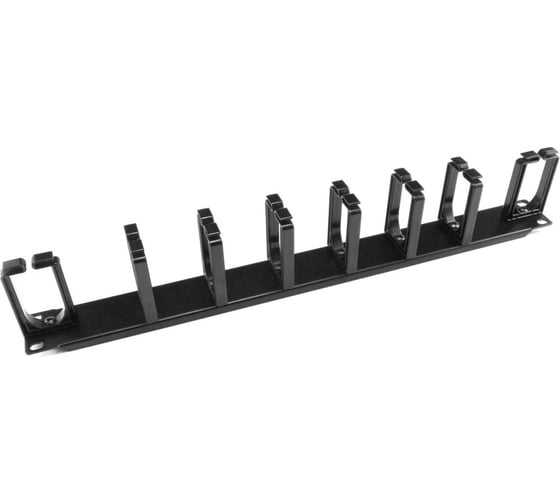 Кабельный организатор с пластиковыми кольцами Hyperline, CM-1U-V6H2-PL 430224 1