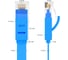 Патч-корд GCR PROF 1.5m, UTP медь кат.6, синий, 30 AWG, 10 Гбит/с, RJ45, T568B VIVLNIC621-1.5m 2