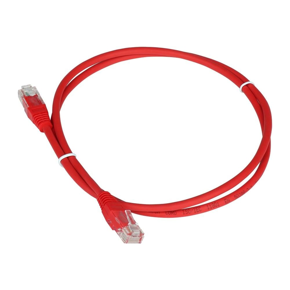 Патч-корд TWT RJ45 - RJ45 4 пары UTP категория 5е красный 45-45-0.3-RD ...