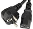 Кабель питания Retic CEE 7/7-IEC С13, 0,75 мм² 10A 3 м RTC-PWC-S-CEE7-C13-3x0.75-3M 4