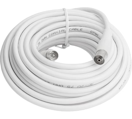 Антенный удлинитель DORI 3с2v белый L=10м штекер-гнездо 1132-1
