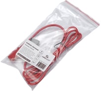 Кабель питания Cablexpert (RU) C13-С14, 3x0.75мм2, 10A, с заземлением, медь, 1.8м, красный, пакет, PC-189-VDE-R-1.8M