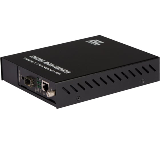 Конвертер GIGALINK управляемый, UTP-SFP, 10/100/1000 Мбит/c GL-MC-UTPG-SFPG-FM