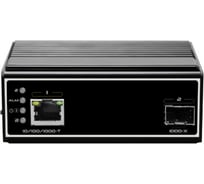 Оптический индустриальный медиаконвертер GIGALINK UTP-SFP industrial GL-MC-UTPG-SFPG-FI