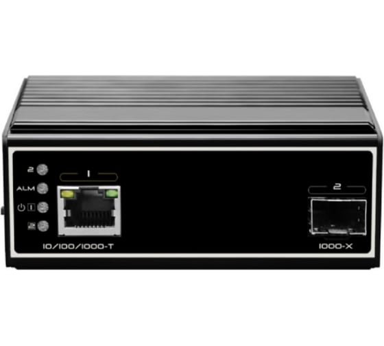 Оптический индустриальный медиаконвертер GIGALINK UTP-SFP industrial GL-MC-UTPG-SFPG-FI