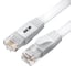 Патч-корд GCR PROF 0.15m, UTP медь кат.6, белый, 30 AWG, 10 Гбит/с, RJ45, T568B VIV52I818 1