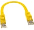 Патч-корд GCR PROF 0.3m, UTP медь кат.6, желтый, 30 AWG, 10 Гбит/с, RJ45, T568B VIVLNIC622-0.3m 1