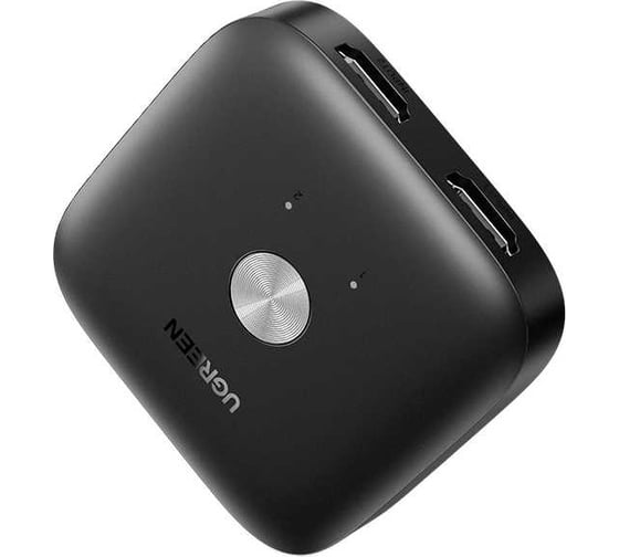 Переключатель Ugreen CM333 HDMI Switcher 2 In 1 Out 4Kx2K-60HZ. Цвет: черный 80126 1