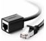Удлинитель Ugreen NW112 (11281) Cat 6 F/UTP Ethernet RJ45 Extension Male/Female Patch Cords. Длина: 2м. Цвет: черный 11281_ 2