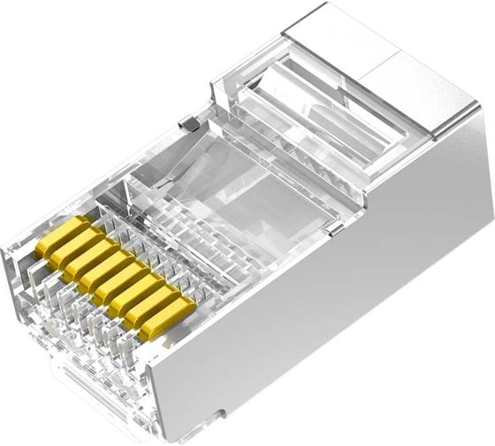 Коннектор Ugreen NW111(50247) Cat6 FTP RJ45 Modular Plugs 50шт. Цвет: прозрачный 50247_