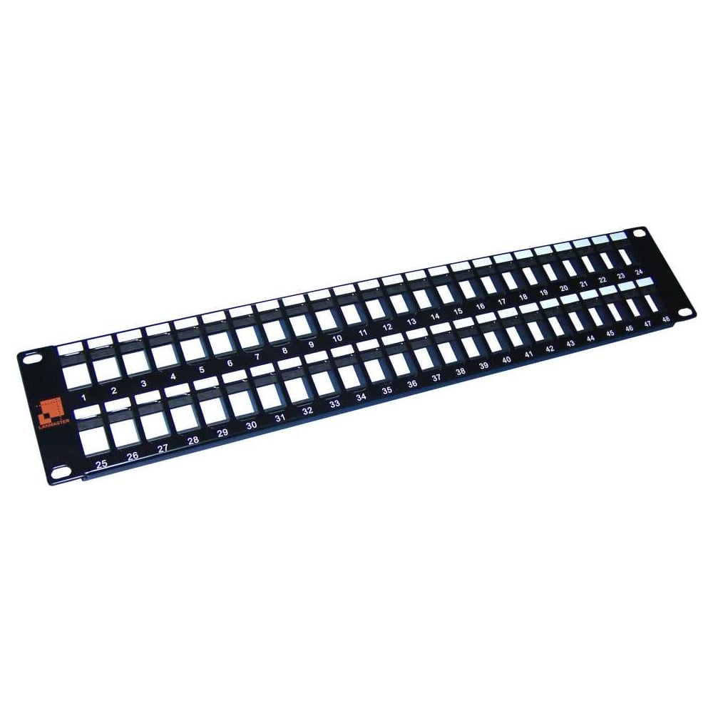 Крепление патч панели в стойку. Lanmaster lan-pp48ok-utp. патч панели 48 портов lanmaster. коммутационная панель наборная 19&quot; 1u 48 портов. lan-pp-48ok.
