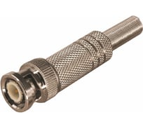 Разъем REXANT BNC штекер под винт с пружиной металл 10 шт 05-3073