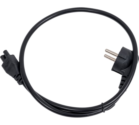 Сетевой шнур REXANT, евровилка–евроразъем С5, кабель 3x0,75мм2, 0,75 м 11-1150 1