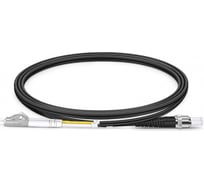 Оптический патч-корд TopLan дуплексный, LC/PC-ST/PC, MM 50/125, 2.5 м, LSZH, черный DPC-TOP-OM2-LC/P-ST/P-2.5-BK