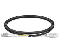 Оптический патч-корд TopLan дуплексный, волокно OM3 50/125, LC/PC - SC/PC, 3 м DPC-TOP-OM3-LC/P-SC/P-3.0 BK