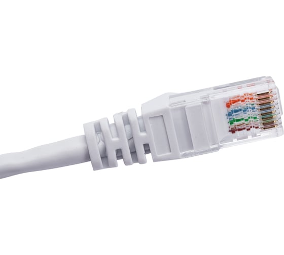 Патч-корд Netlink UTP 5е кат. литой 1.0 м БЕЛЫЙ 00000001253