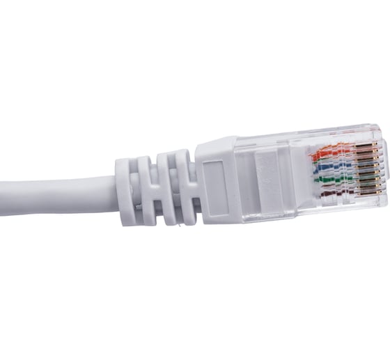 Патч-корд Netlink UTP 5е кат. литой 2.0 м БЕЛЫЙ 00000001182