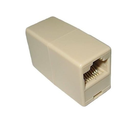 Соединитель Netlink RJ-45 8P8C проходной БЕЛЫЙ 00000000075