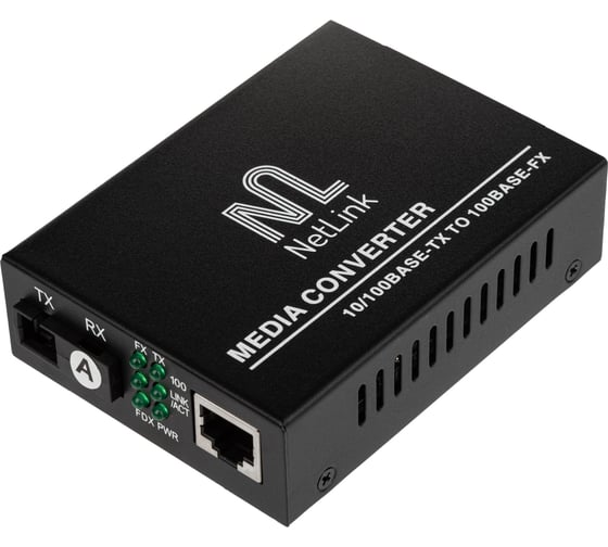 Медиаконвертер Netlink FE-920A20SC 10/100Мб/с порт RJ45 + 155Мб/с оптический порт SC УТ000001416