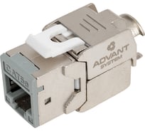 Экранированный модуль Advant Keystone 180 категории 5e с цветной вставкой, ADV5e-FKD8G