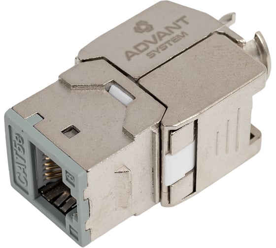 Экранированный модуль Advant Keystone 180 категории 5e с цветной вставкой, ADV5e-FKD8G