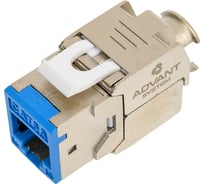 Экранированный модуль Advant Keystone 180 категории 6a с цветной вставкой, ADV6a-FKD8B