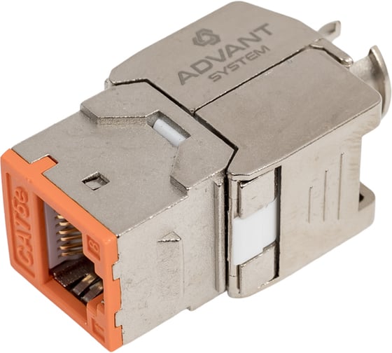 Экранированный модуль Advant Keystone 180 категории 5e с цветной вставкой, ADV5e-FKD8O