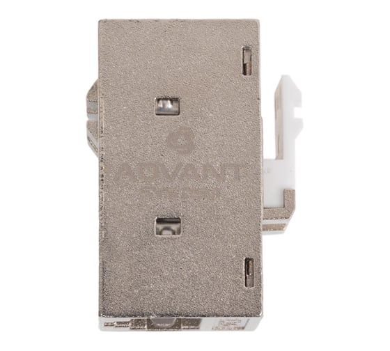 Advant Экранированный проходной модуль Keystone, категория 5е, ADV5e-FRJRJ45