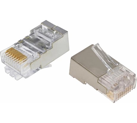 Разъем RJ45 Advant экранированный (FTP) с толщиной изоляции до 1.35 мм, ADV6a-FRJ45