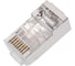 Разъем RJ45 Advant экранированный (FTP) с толщиной изоляции до 1.35 мм, ADV6a-FRJ45 1