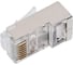Разъем RJ45 Advant экранированный (FTP) с толщиной изоляции до 1.35 мм, ADV6a-FRJ45 2