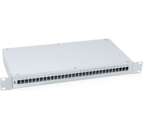 Кросс бокс Cabeus оптический, на 32 SC LC duplex, со сплайс пластиной и КДЗС, FO-19-32SC