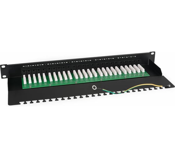 Патч-панель Cabeus 1U, 50 портов, RJ-45, PL-50-TEL-Dual