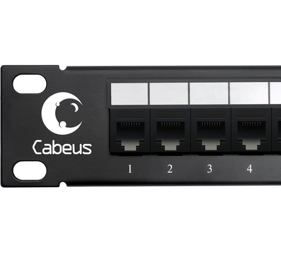 Патч-панель Cabeus 1U, 25 портов, RJ-11 6P4C, PL-25-TEL-Toolless